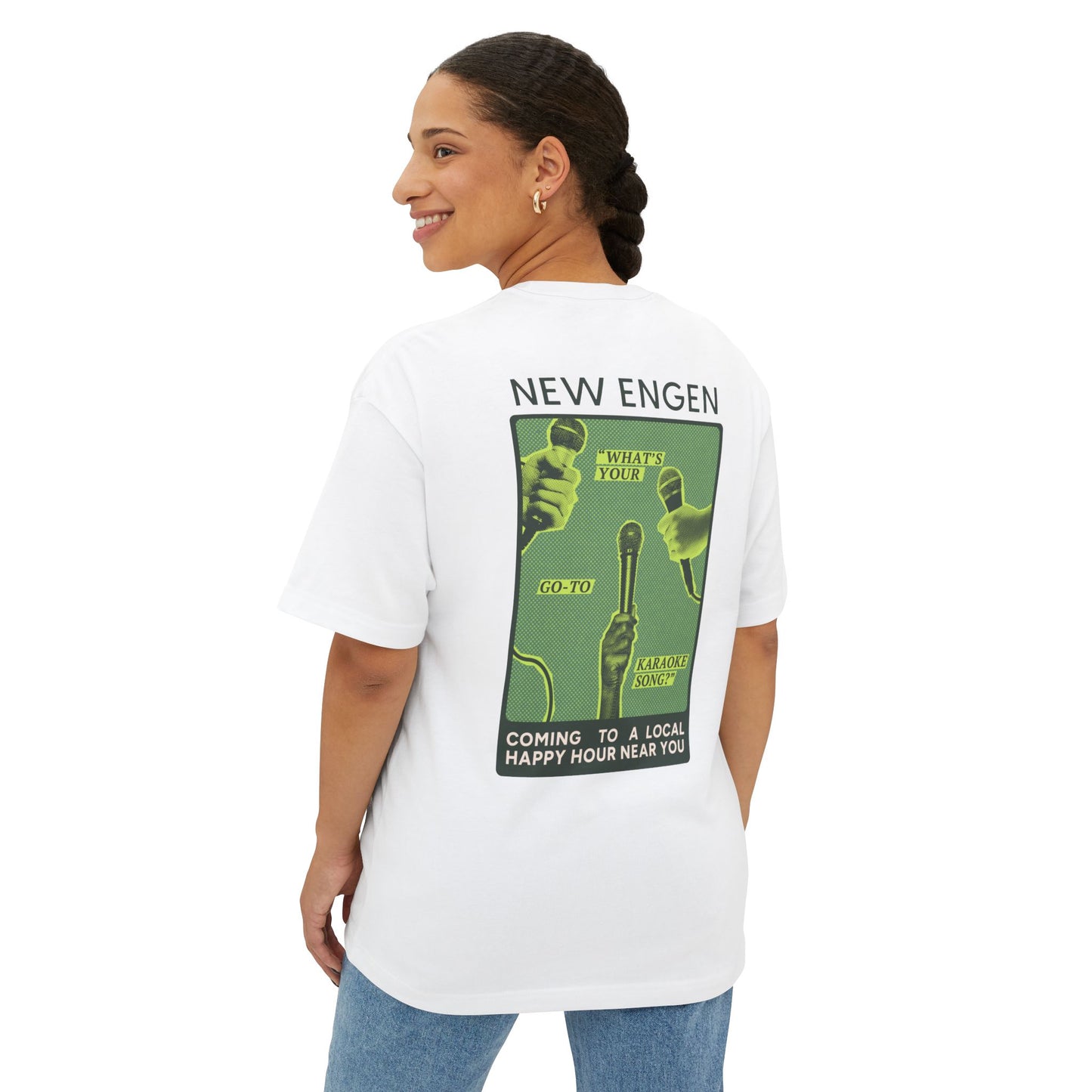Karaoke Oversized Icebreaker Boxy Tee