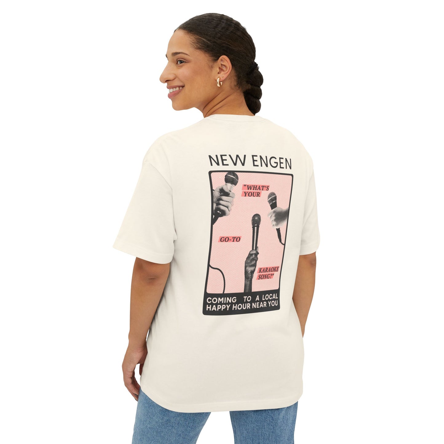 Karaoke Oversized Icebreaker Boxy Tee