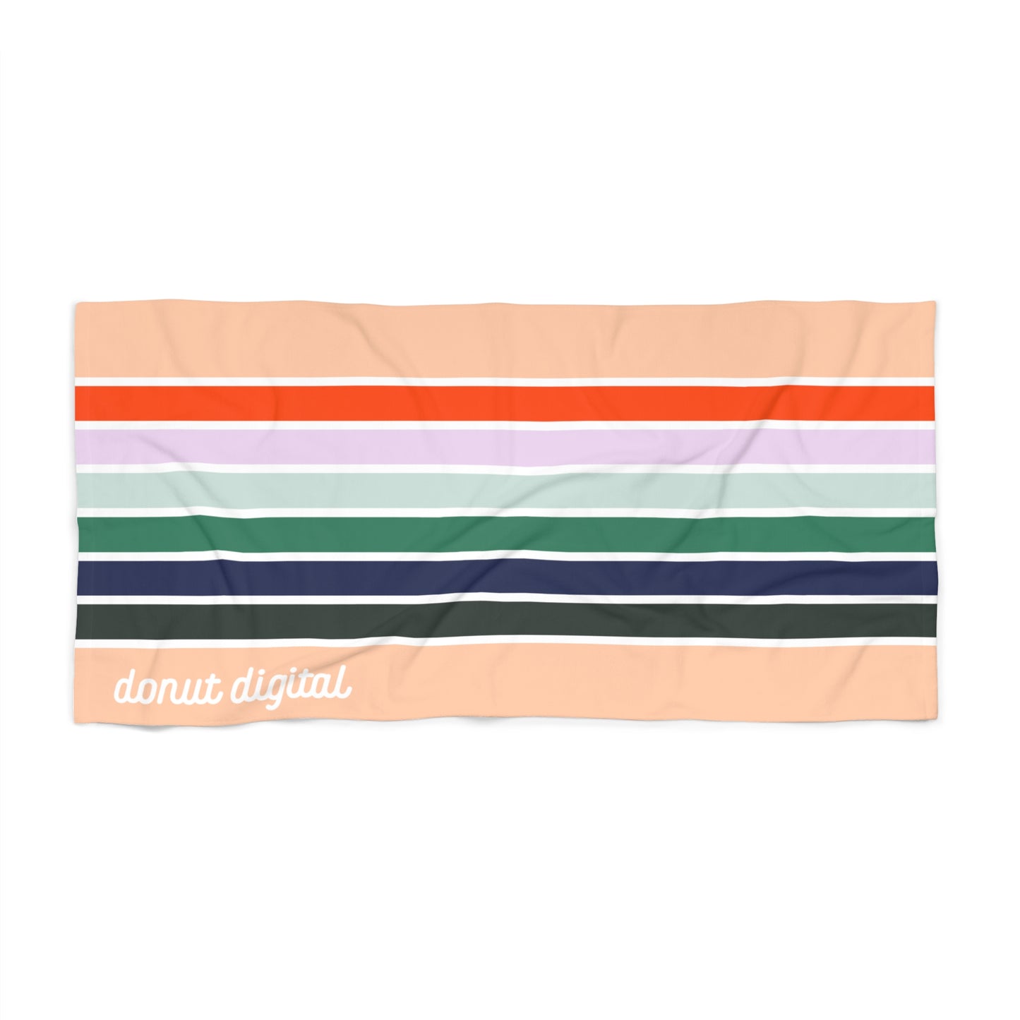 Dochella Striped Beach Towel
