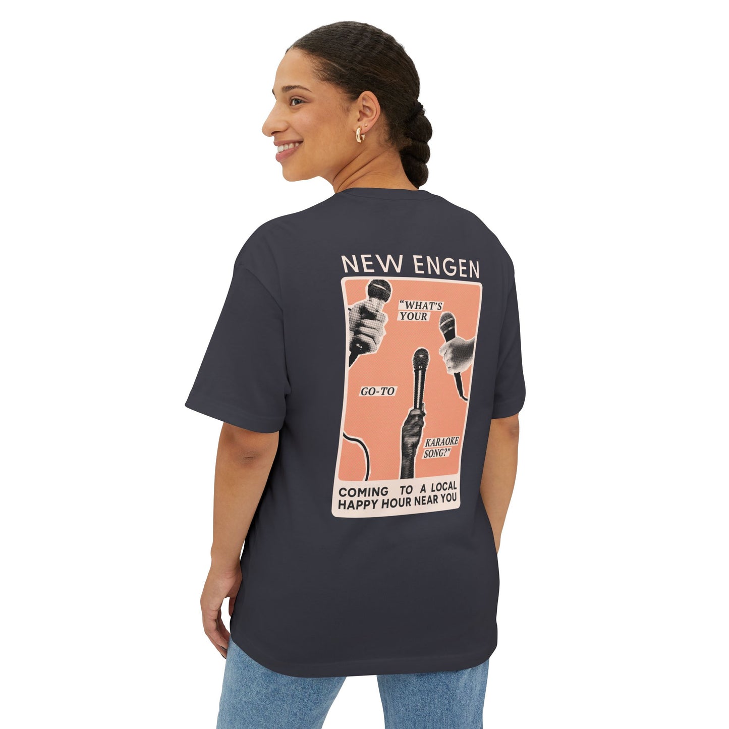 Karaoke Oversized Icebreaker Boxy Tee