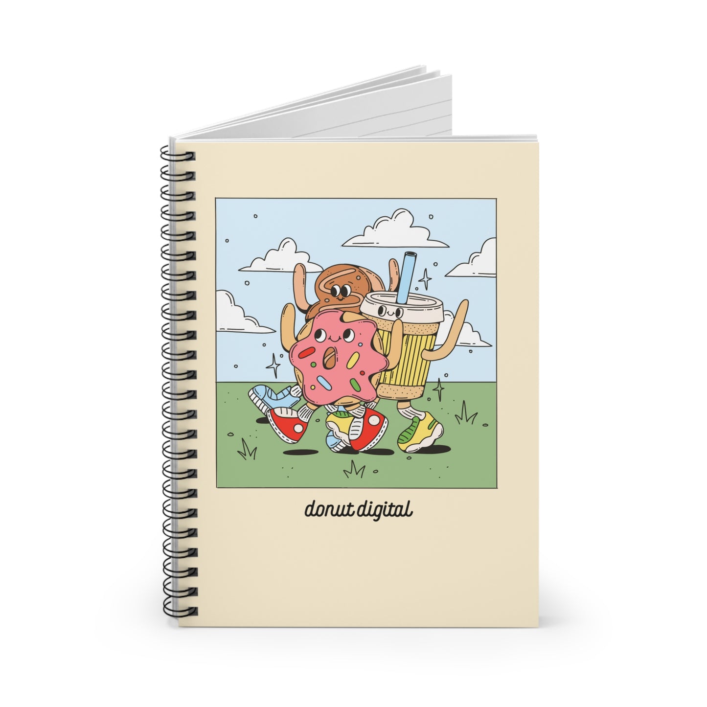 Digi & Co. "Frolic" Spiral Notebook