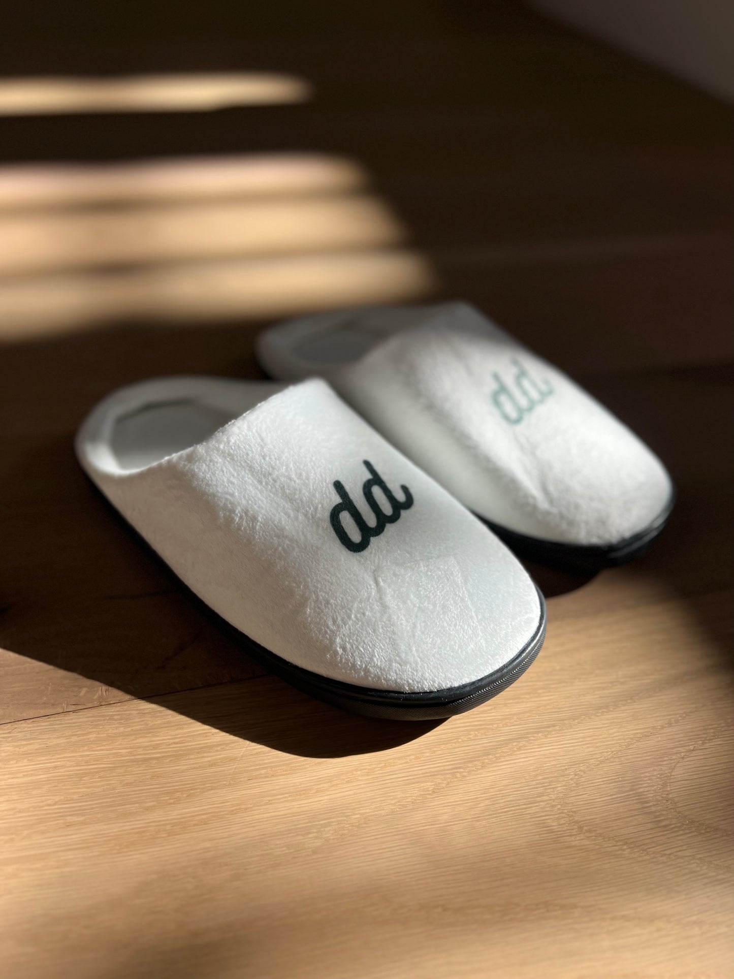 Donut White Indoor Plush Slippers (Women's)