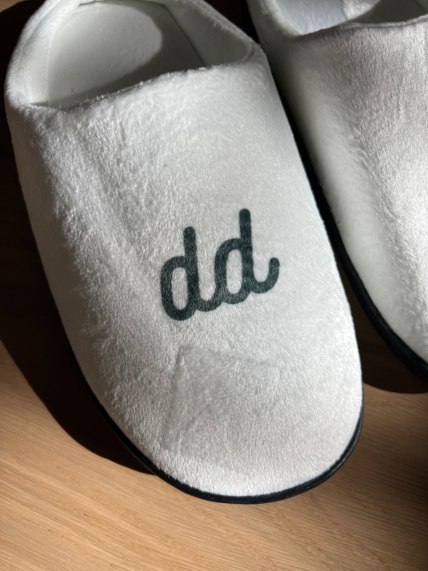 Donut White Indoor Plush Slippers (Women's)