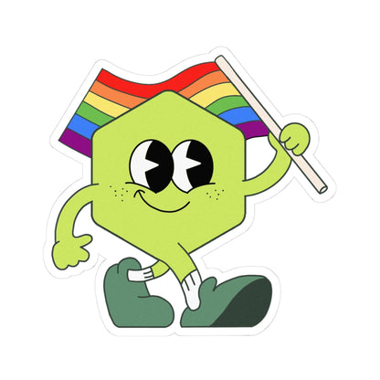 New Engen Pride: Hex Friend Sticker