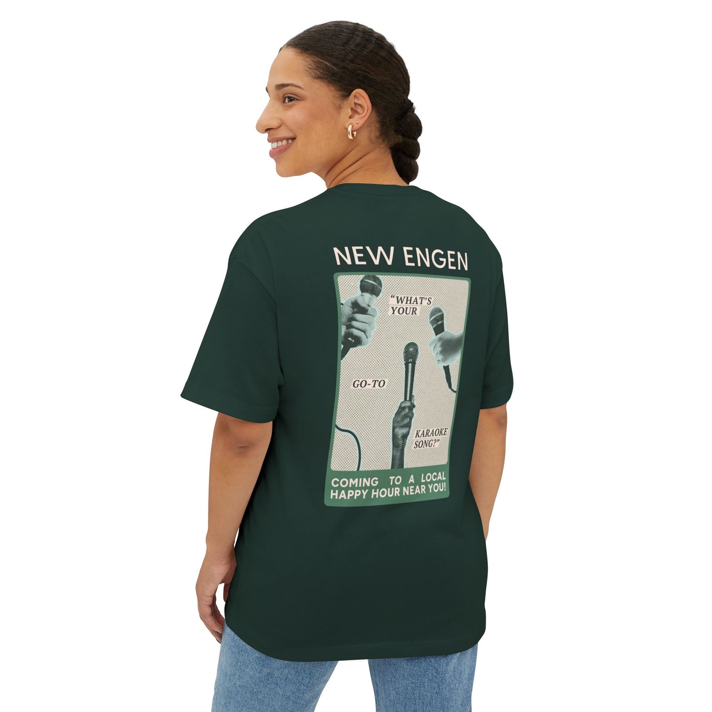 Karaoke Oversized Icebreaker Boxy Tee