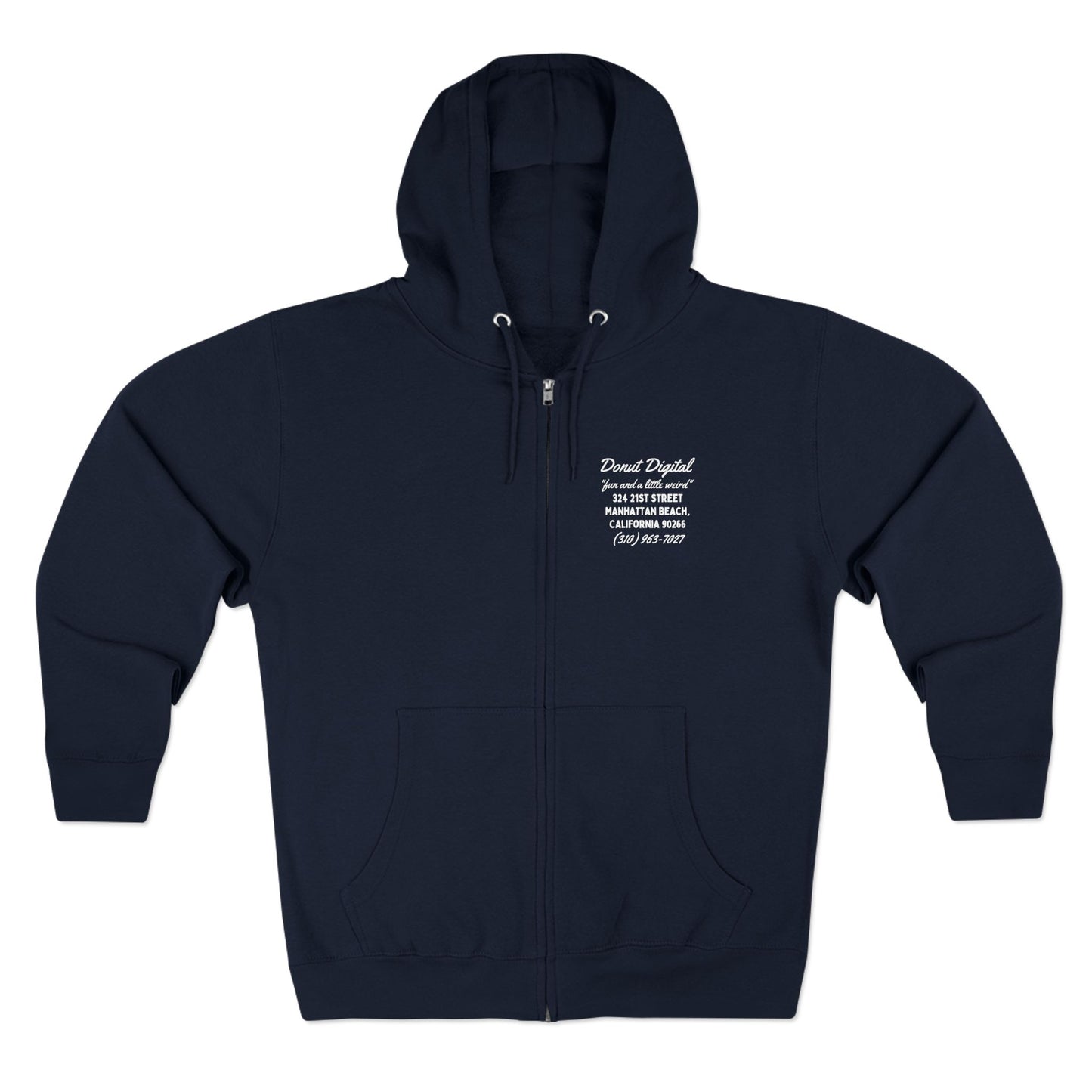 Donut "MB Mechanic Shop" Unisex Premium Full Zip Hoodie (2025 Edition)