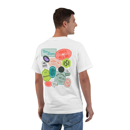 NE 10: Sticker Boxy Tee