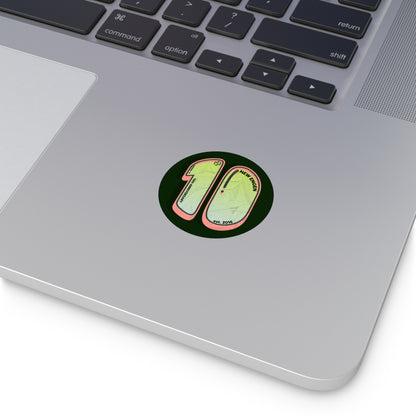 NE 10: Round Vinyl Sticker