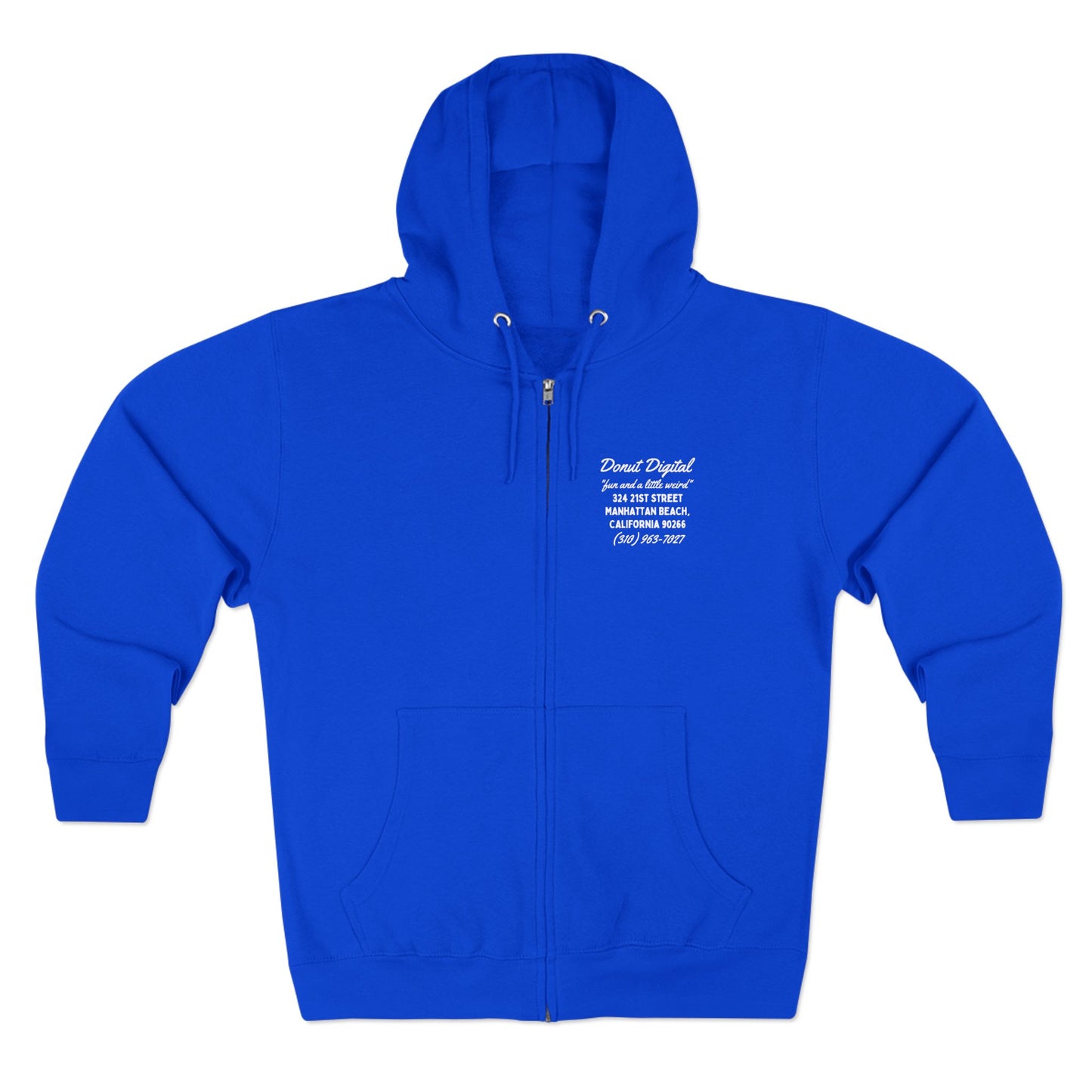 Donut "MB Mechanic Shop" Unisex Premium Full Zip Hoodie (2025 Edition)