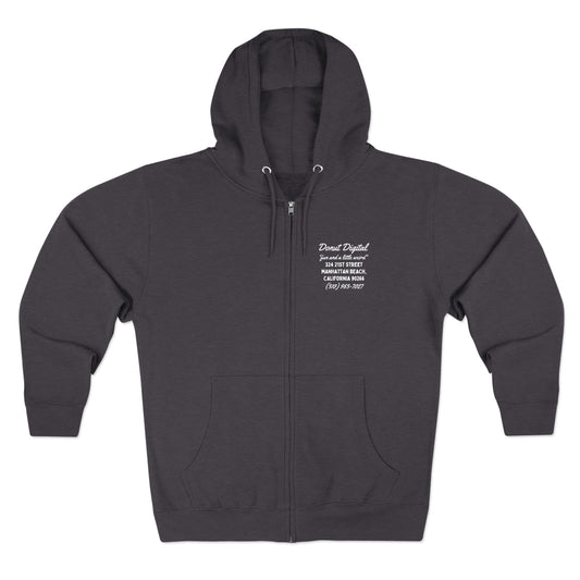 Donut "MB Mechanic Shop" Unisex Premium Full Zip Hoodie (2025 Edition)