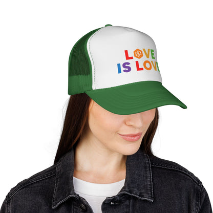 NE Pride Love is Love Trucker Cap