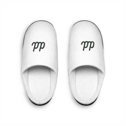 Donut White Indoor Plush Slippers (Women's)
