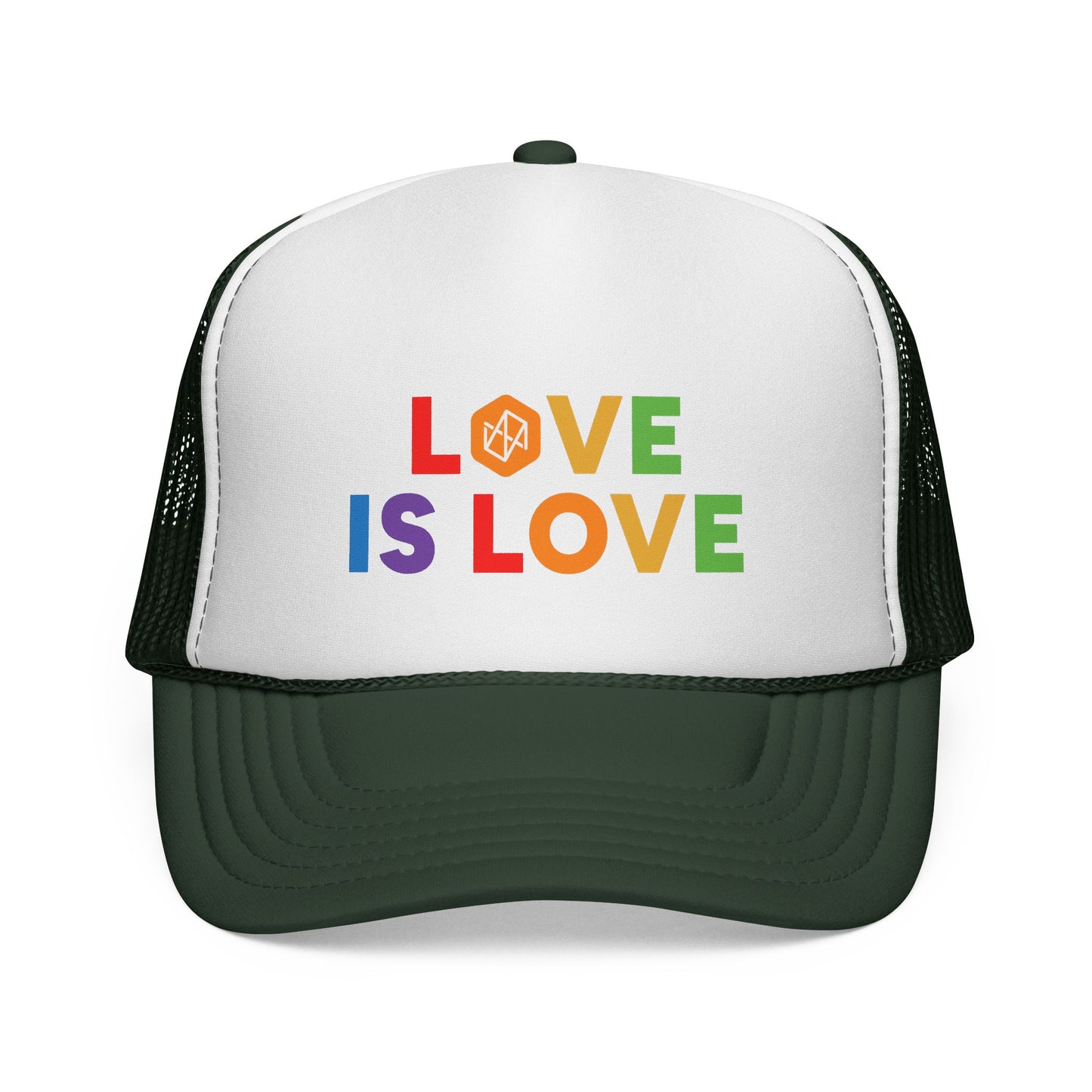NE Pride Love is Love Trucker Cap