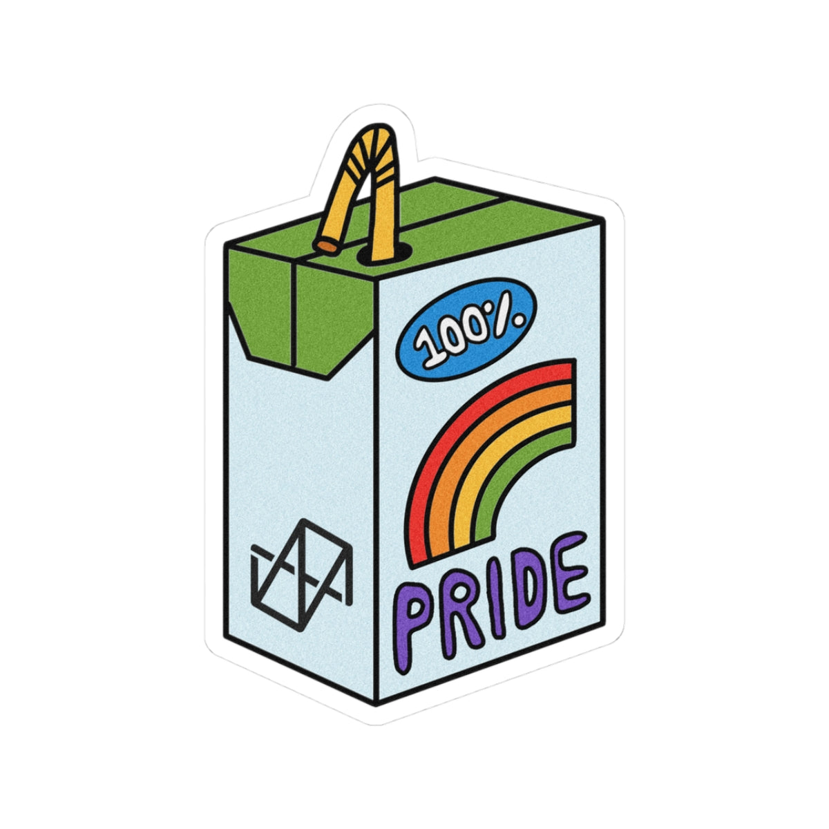 New Engen 100% Pride Sticker