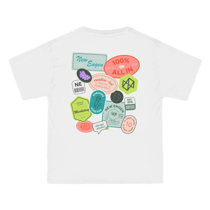 NE 10: Sticker Boxy Tee