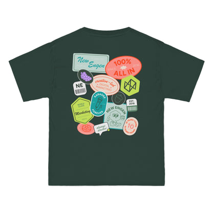NE 10: Sticker Boxy Tee