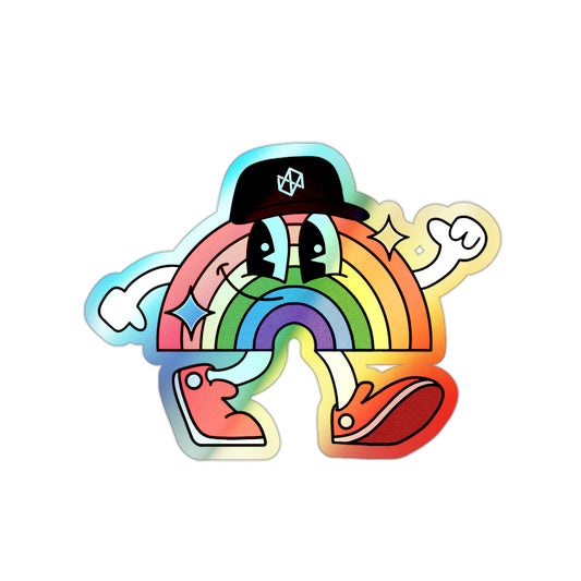 New Engen Pride: Rainbow Friend Sticker Holographic