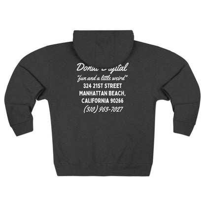 Donut "MB Mechanic Shop" Unisex Premium Full Zip Hoodie (2025 Edition)