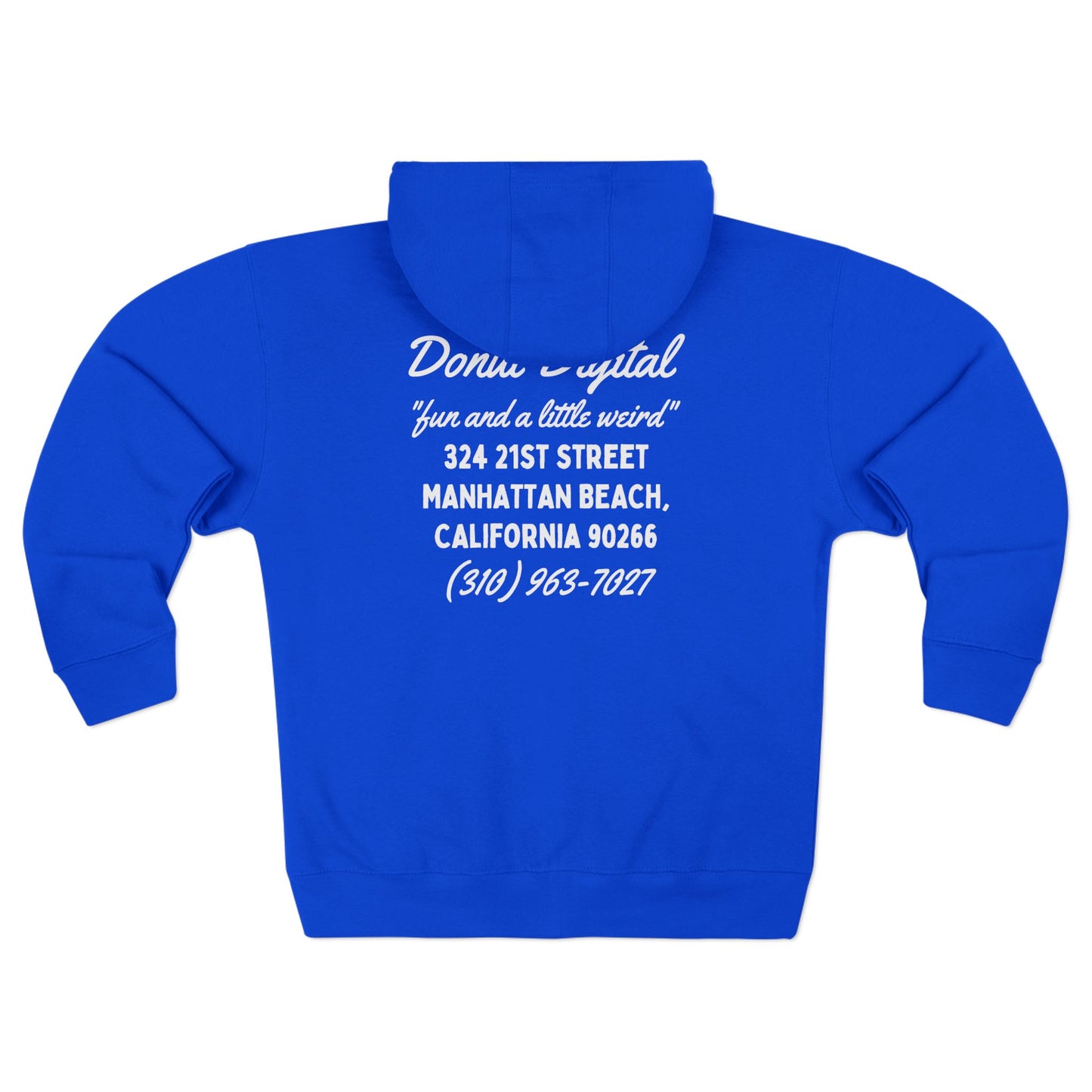 Donut "MB Mechanic Shop" Unisex Premium Full Zip Hoodie (2025 Edition)