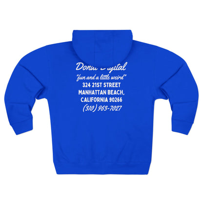 Donut "MB Mechanic Shop" Unisex Premium Full Zip Hoodie (2025 Edition)