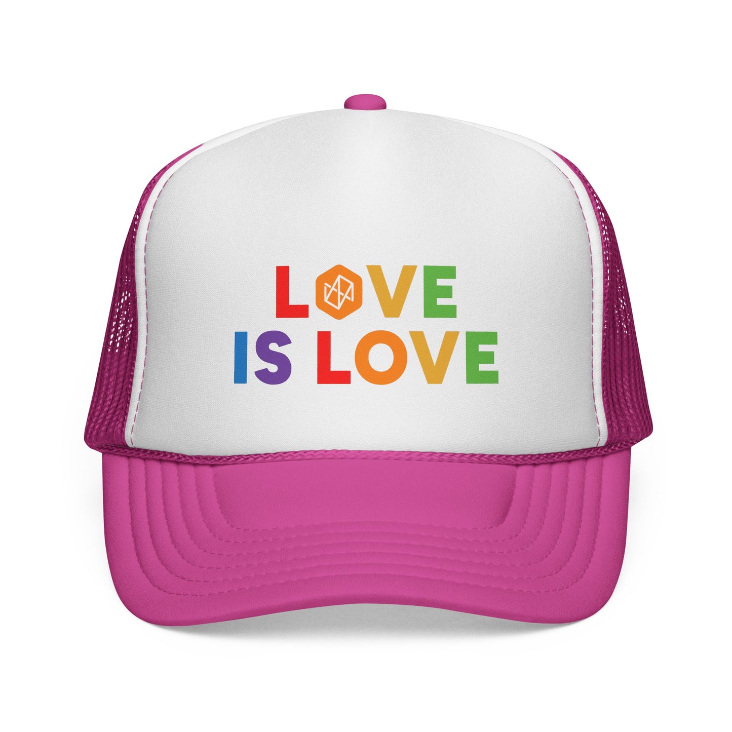 NE Pride Love is Love Trucker Cap