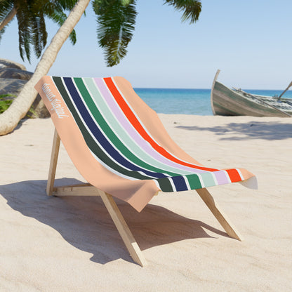 Dochella Striped Beach Towel