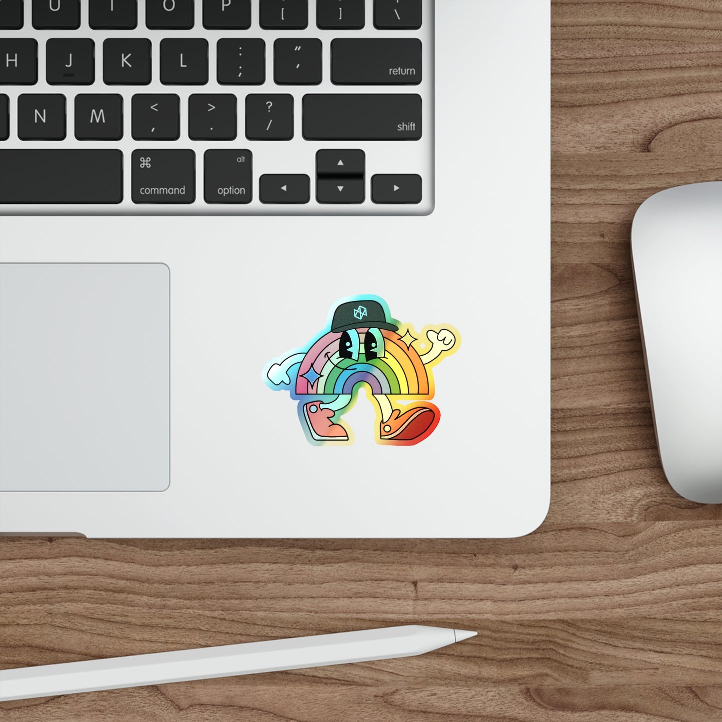 New Engen Pride: Rainbow Friend Sticker Holographic