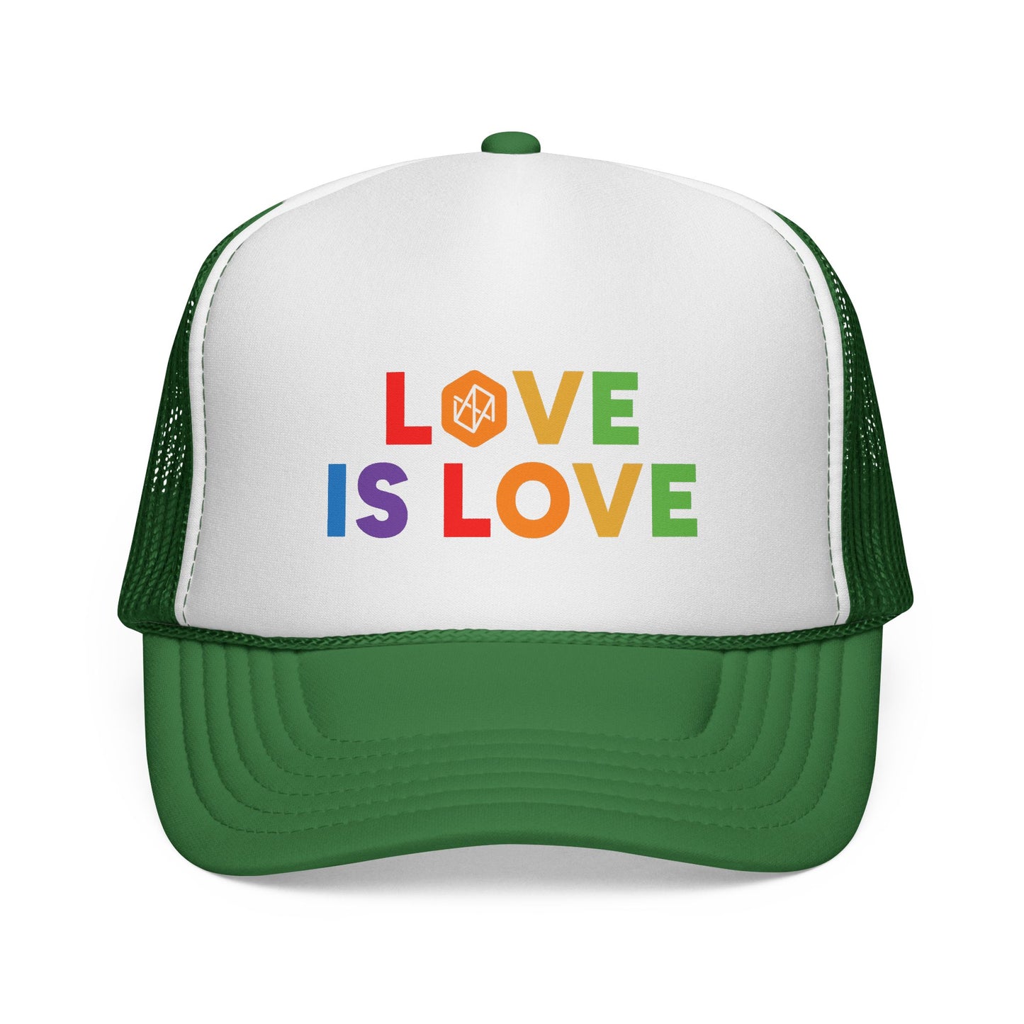 NE Pride Love is Love Trucker Cap