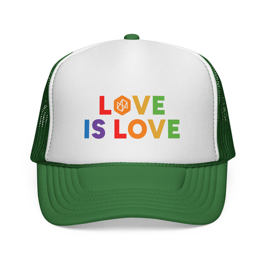 NE Pride Love is Love Trucker Cap
