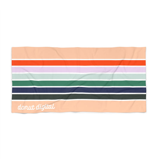 Dochella Striped Beach Towel