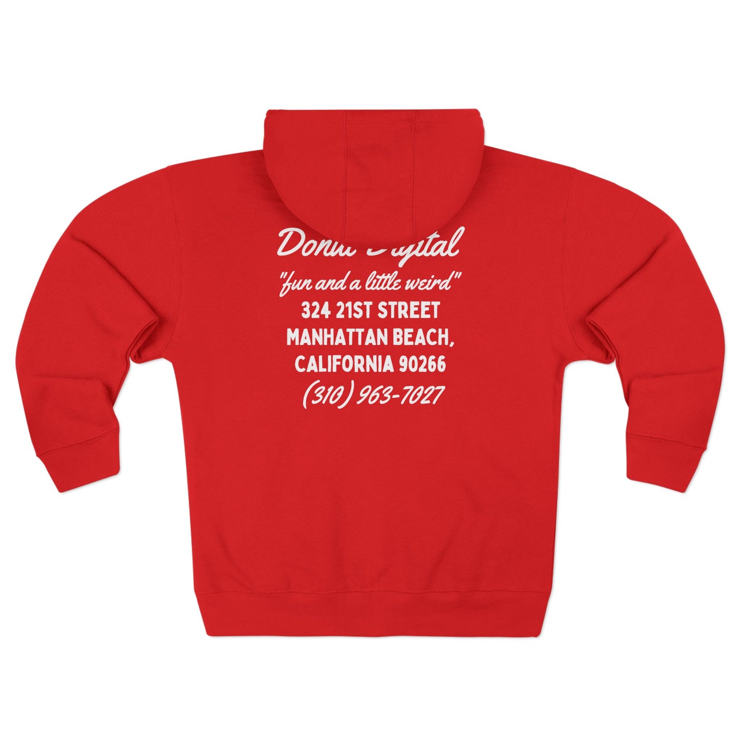 Donut "MB Mechanic Shop" Unisex Premium Full Zip Hoodie (2025 Edition)