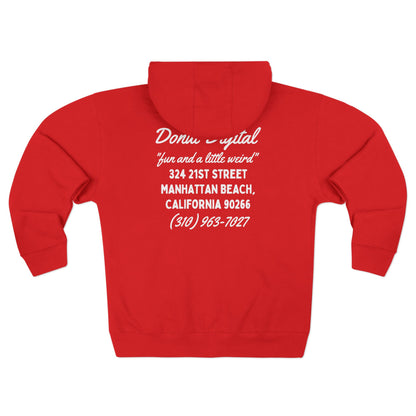 Donut "MB Mechanic Shop" Unisex Premium Full Zip Hoodie (2025 Edition)
