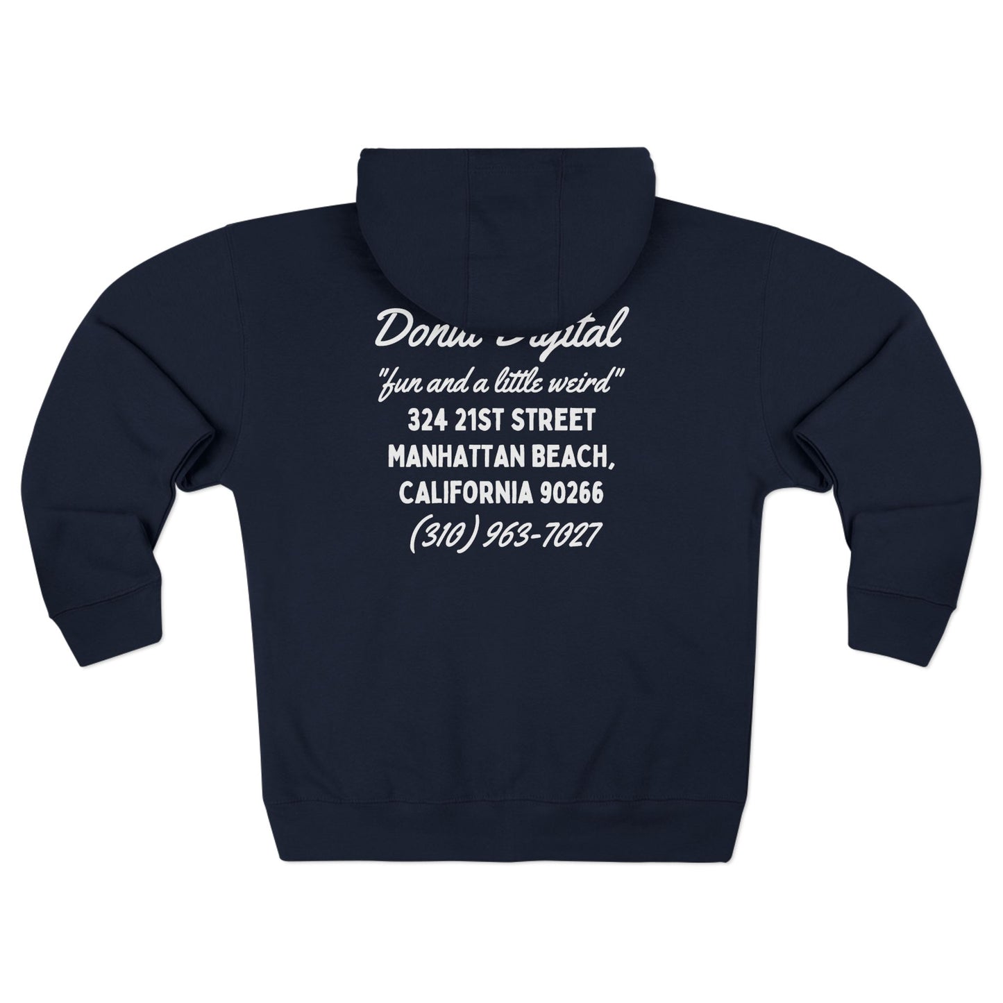 Donut "MB Mechanic Shop" Unisex Premium Full Zip Hoodie (2025 Edition)