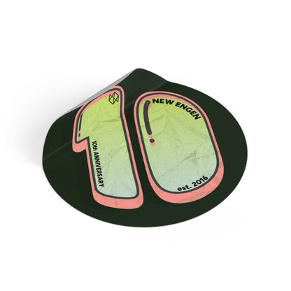 NE 10: Round Vinyl Sticker