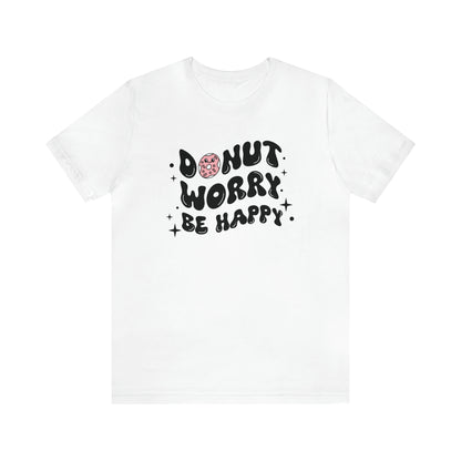 Donut "Donut Worry Be Happy" Soft Cotton Tee